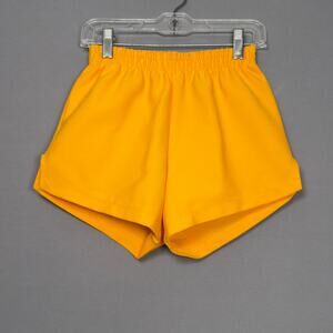 BETLIN MFG CO. Vintage 70s Yellow Gold Short Athletic Shorts  Sz XS Extra Small